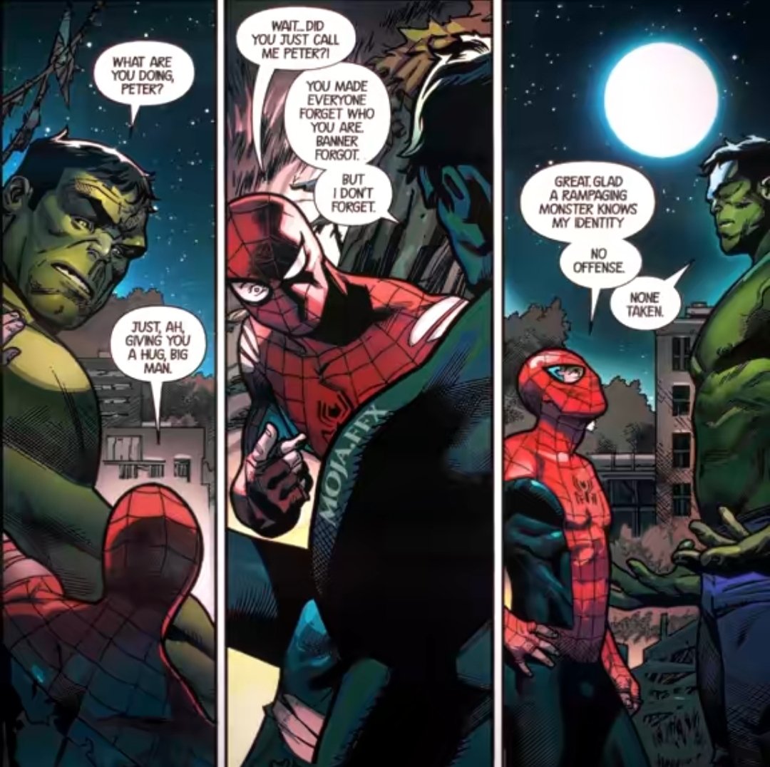 أمنية واحدة يا <a href="/Marvel/">Marvel Entertainment</a> ان هذي المحادثة تصير في Spider-Man: Brand New Day و من بعدها لكم التطبيل الابدي مني