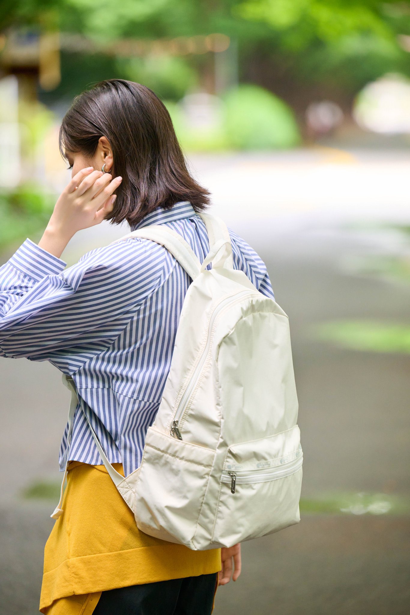 LeSportsac メッシュバッグ ホワイト 美品！完売品 31w2j+q5gKL.jpg_BO30,255,255,