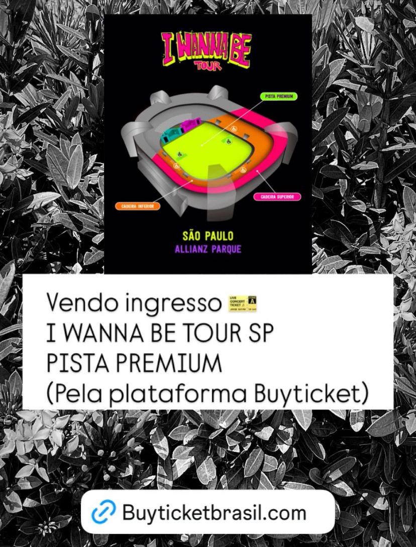 rangosdalilo's tweet image. Vendo ingresso pista premium SP #IWANNABETOUR2025 pela plataforma buyticket! 
#IWBT2025

buyticketbrasil.com/version-live/s…