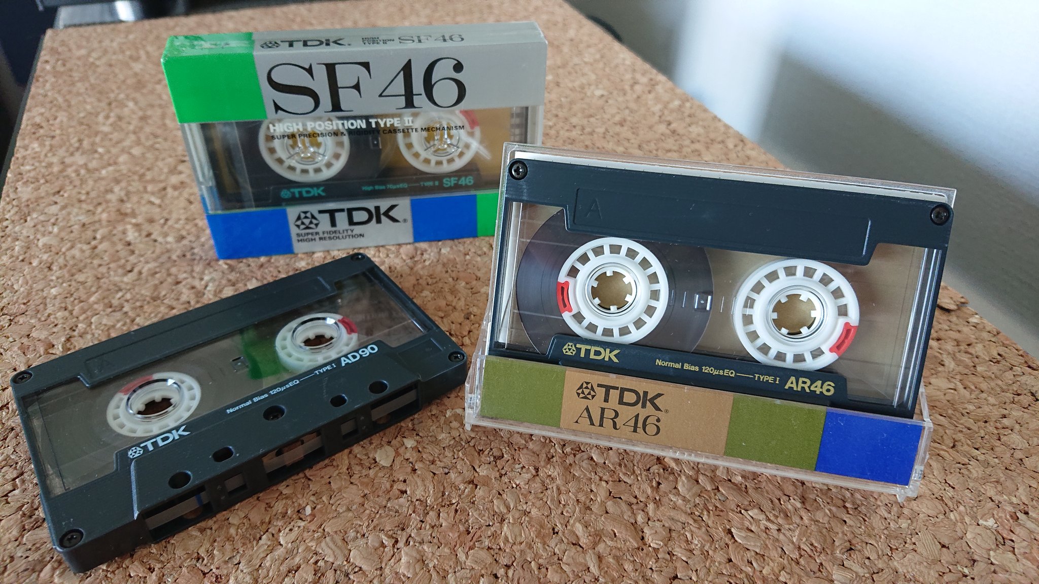 TDK カセットテープ AE AR AD SF 新品セット☆1986〜88年製 TDK カセットテープ AE AR AD SF 新品セット☆1986〜88年製 TDK