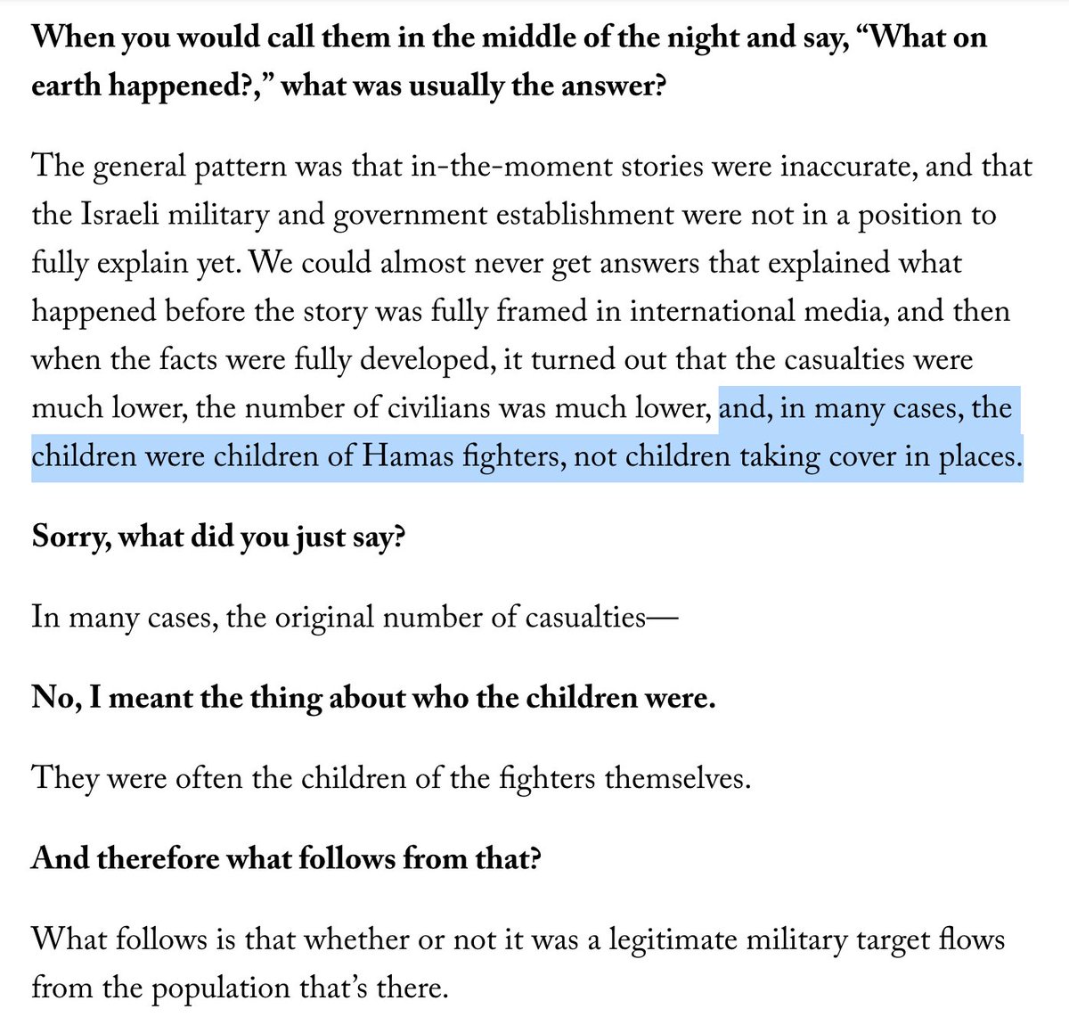 This extract from a New Yorker interview with Biden's ambassador to Israel Jack Lew is ... quite something. tinyurl.com/dpt7tfus