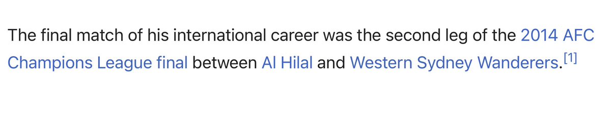 🚨🚨 #هل_تعلم أن آخر مباراة حكمها الحكم #نيشيمورا كانت هي المباراة الكارثية تحكيماً والتي تسبب فيها بخروج #الهلال من #دوري_ابطال_آسيا عام 2014 مع #ويسترن_سيدني ؟؟

🫣🤔😳