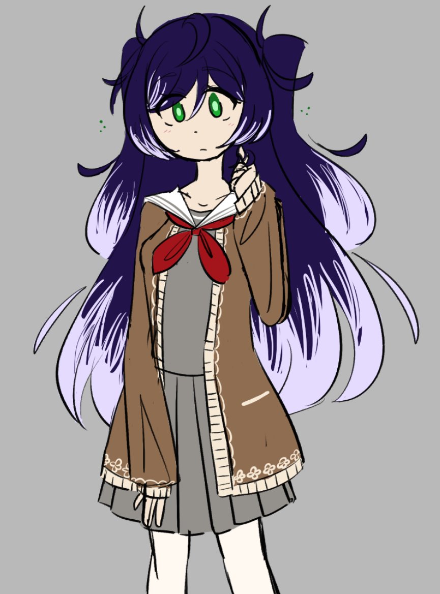 //guys im too lazy to make a proper pinned. she war on my era til i first year in hs. I pumped this doodle out in Record Time. Please be nice to her, she can't rebleach her hair because she got her industrial piercing this year.
using 🔔 to preface any tweets that are ooe... 👍