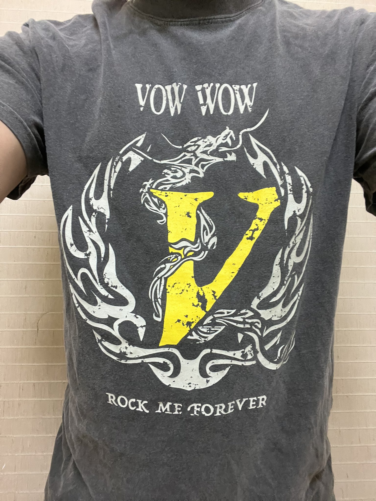 【VOW WOW】ライヴ限定 Tシャツ Mサイズ VOW WOW オフシャル・グッズ特別受注販売決定 | ʎʞɹǝ pɐǝɥuǝʞɹᴉq