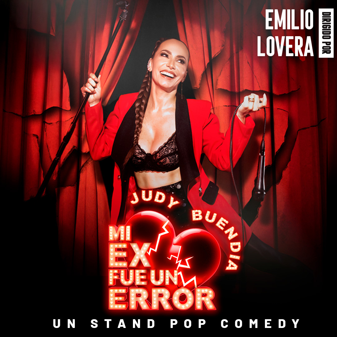 🔥 ¡MIAMI, prepárate! 🔥 JUDY BUENDÍA llega con su explosivo One Woman Show: MI EX FUE UN ERROR 🎤💔 🎭 Stand-up + teatro + pop + exnovios latinos 
📍Sala Catarsis, Teatro Trail 
🗓️ Sábado 30 de agosto, 8PM 🎟️ teatrotrail.com