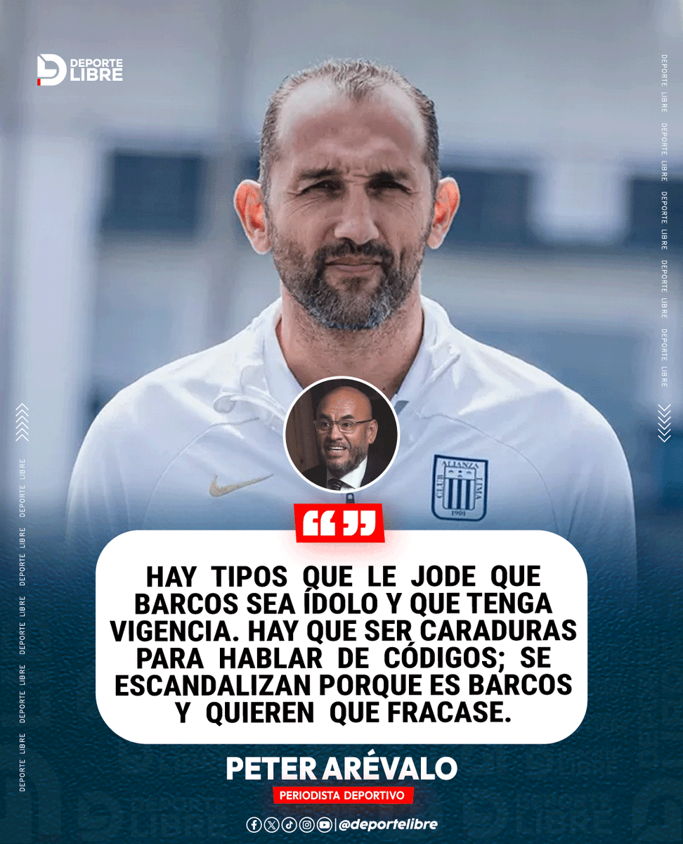 Mr. Peet defendió a Hernán Barcos tras las críticas por su falta de "código" después del clásico y afirmó que buscan que el 'Pirata' fracase.

¿Estás de acuerdo? 🤔

#HernánBarcos #MrPeet #ÁlexValera #Clásico #FútbolPeruano #SelecciónPeruana #Polémica #Liga1Max