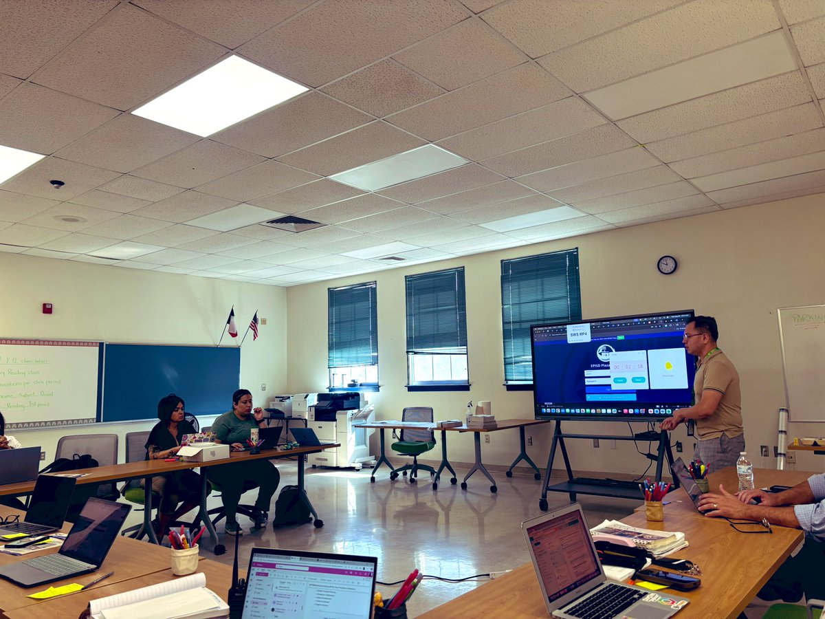 Shoutout to Mr. Arellano for leading today’s PLC training on Summit K12! 🌟👏 Supporting our team with tools that empower student success. #SummitK12 #Accountability #BreakTheCycle