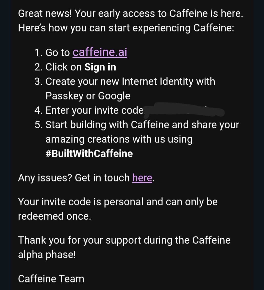 The moment is here 🙌  
It's caffeine time ☕️ 
<a href="/caffeineai/">caffeine</a> #ICP