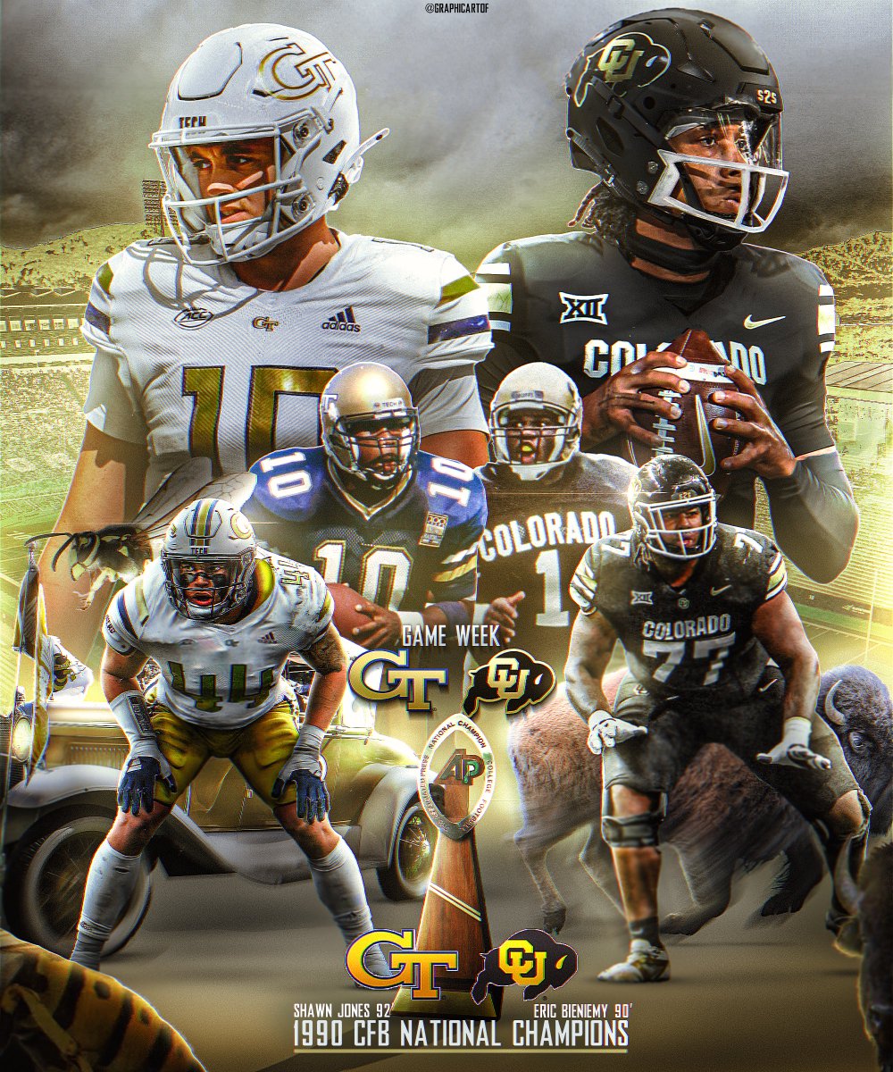 Graphicartof / Committment edits / Offer Edits (@graphicartof) on Twitter photo GAME WEEEKKKK
GEORGIA TECH VS COLORADO
FEATURING SHAWN JONES & ERIC BIENIEMY..
YOUR 1990 CFB NATIONAL CHAMPIONS
<a href="/07ksalt/">K7</a> <a href="/JordanSeaton_/">Jordan Seaton</a> <a href="/kyle_efford/">Kyle Efford</a> <a href="/haynes_king10/">Haynes King</a> GAME WEEEKKKK
GEORGIA TECH VS COLORADO
FEATURING SHAWN JONES & ERIC BIENIEMY..
YOUR 1990 CFB NATIONAL CHAMPIONS
<a href="/07ksalt/">K7</a> <a href="/JordanSeaton_/">Jordan Seaton</a> <a href="/kyle_efford/">Kyle Efford</a> <a href="/haynes_king10/">Haynes King</a>
