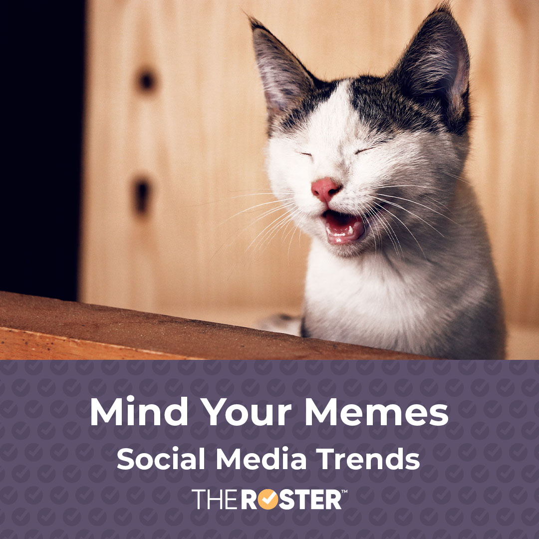 A great way to draw attention to your brand is to jump in on the latest meme … or use trending audio for your short-form videos. #CreativeTalentOnDemand #FindWork #FindTalent #SocialMediaTrends #TheRosterLovesNashville