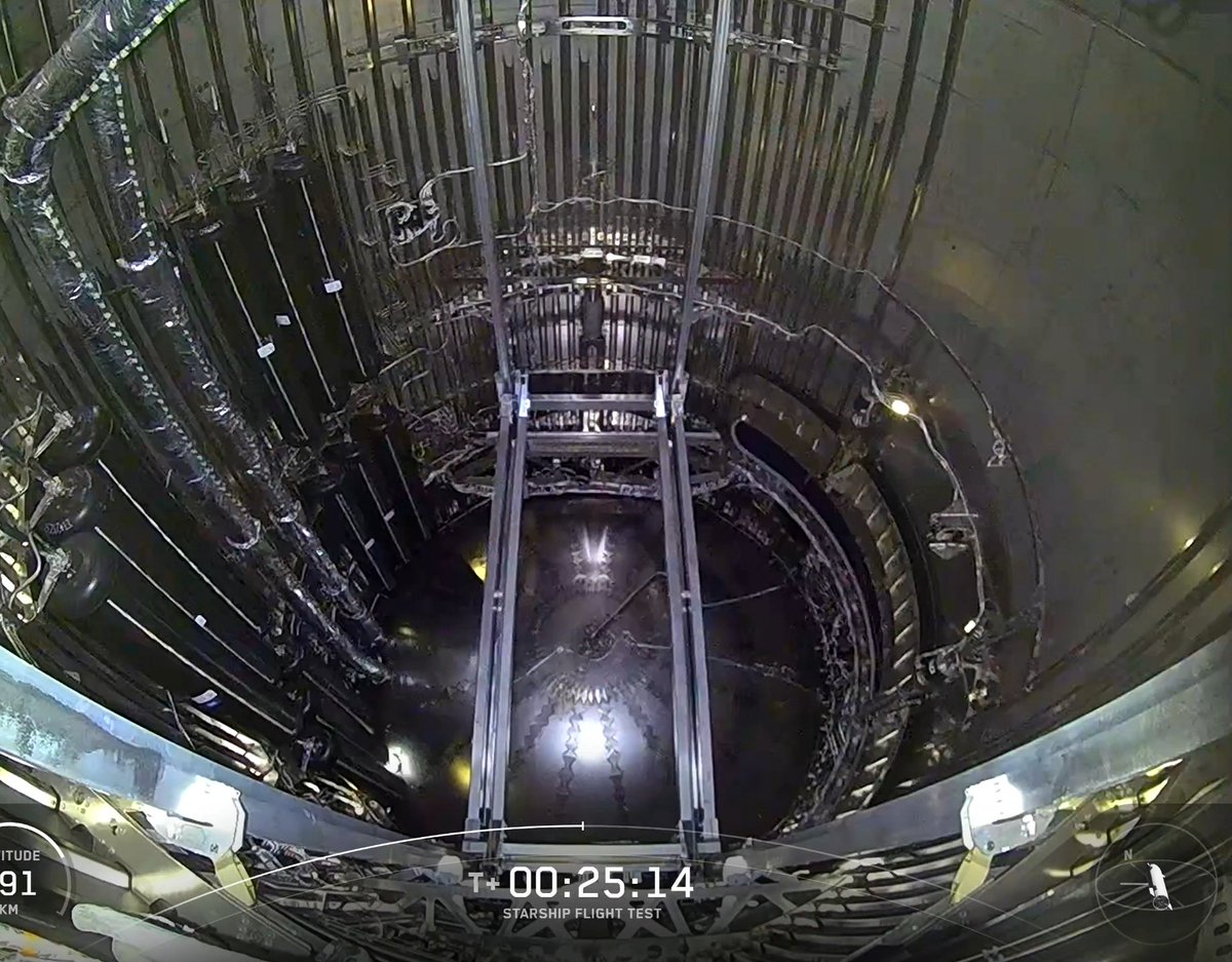 Starship has went from a full payload to an empty payload for the first time in the program's history.