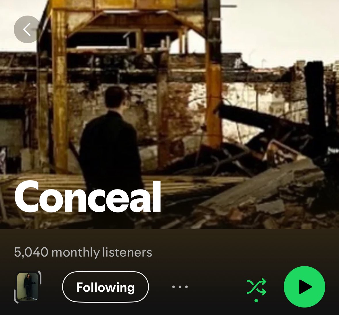 🚨| conceal has surpassed 5000 monthly listeners (again) ☺️☺️☺️☺️💖💖💖💖