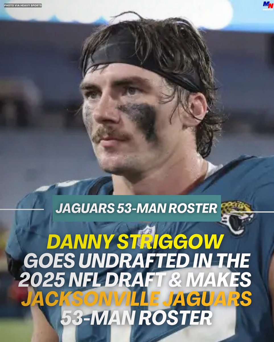 MN State Champion Danny Striggow makes the 53-Man Roster for the Jacksonville Jaguars 

Danny is a Defensive Lineman!