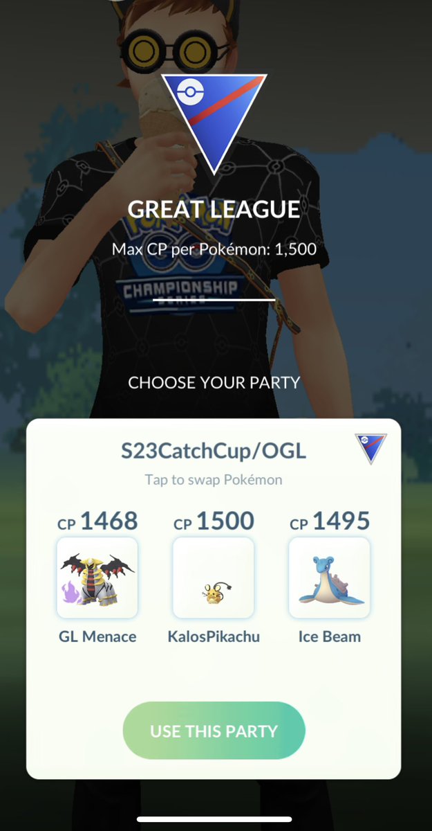 Longest wait to hit legend since the beginning! Was 2600s in Catch Cup on Sunday before discovering Giratina is a great lead. Used same team for a set when OGL returned.