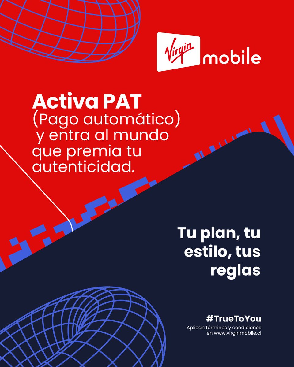 Suscríbete a Pago Automático (PAT) en tu Sucursal Virtual y participa en nuestro concurso #PATéntateComoEres 🎁 Tendremos premios quincenales y el sorteo de 2 #MotorolaG35 😎 Además, recibes 20% extra de GB todos los meses 🚀 Si ya estás suscrito... ¡atento para participar! 🫰