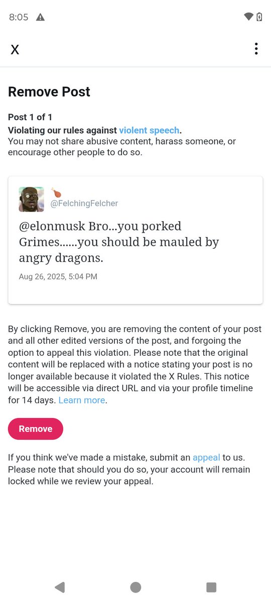 Christian86ing's tweet photo. @elonmusk no no this is gold man you can do a Nazi salute in front of the whole world and play that stupid ass game Diablo but you can't take a joke about dragons holy s*** I can't wait to pick on your child. https://t.co/KCJIMylrP7