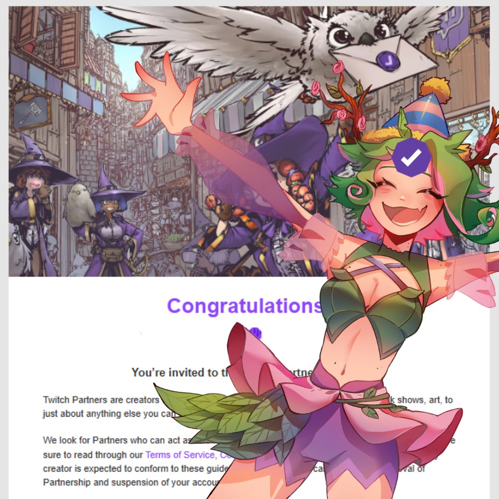 LET'S GOOOOOOOOO 🎉TWITCH PARTNER 🎉

Thank you for supporting this little Gremlin and her dreams. I want this to be a stepping stone to grow!!

More silly vibes, more range and more laughs!!

Ps: thank you to my friends you know who you are!!!!

xoxo Cami