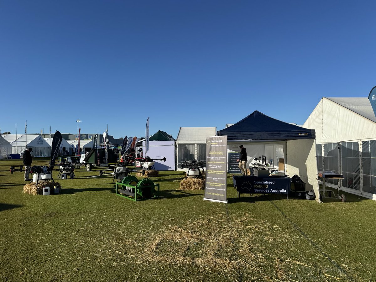 We’re at Dowerin Machinery Field Days! 🚜 Come find SRSA at Site 73 alongside Drone Field Services. Stop by for a chat about rebuilding solutions for your gear!