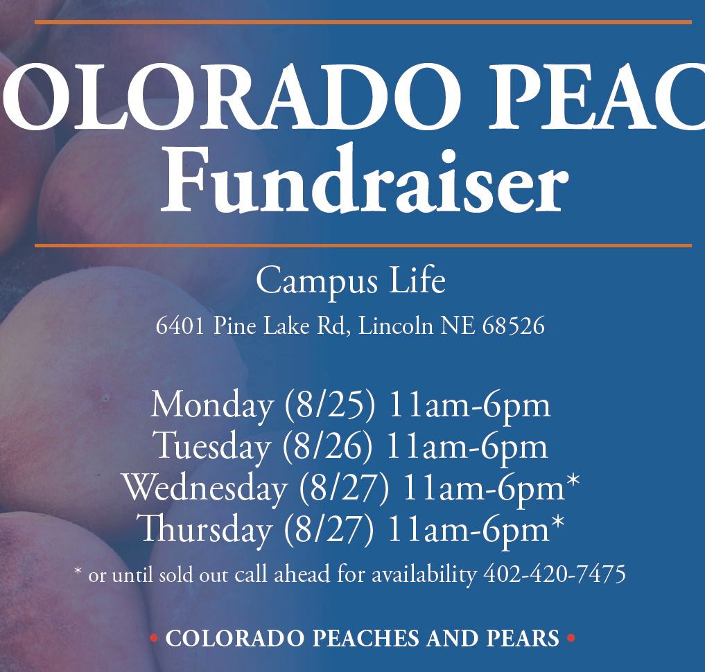 yfclincoln's tweet photo. Get your COlorado Peaches TOMORROW! https://t.co/1YrF1KzWFe