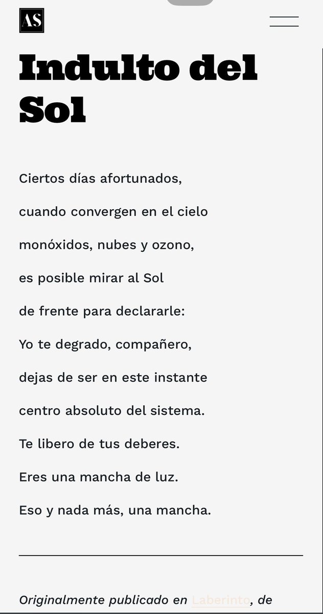 Poema “Indulto del Sol” de <a href="/angelsots/">Ángel Soto</a>