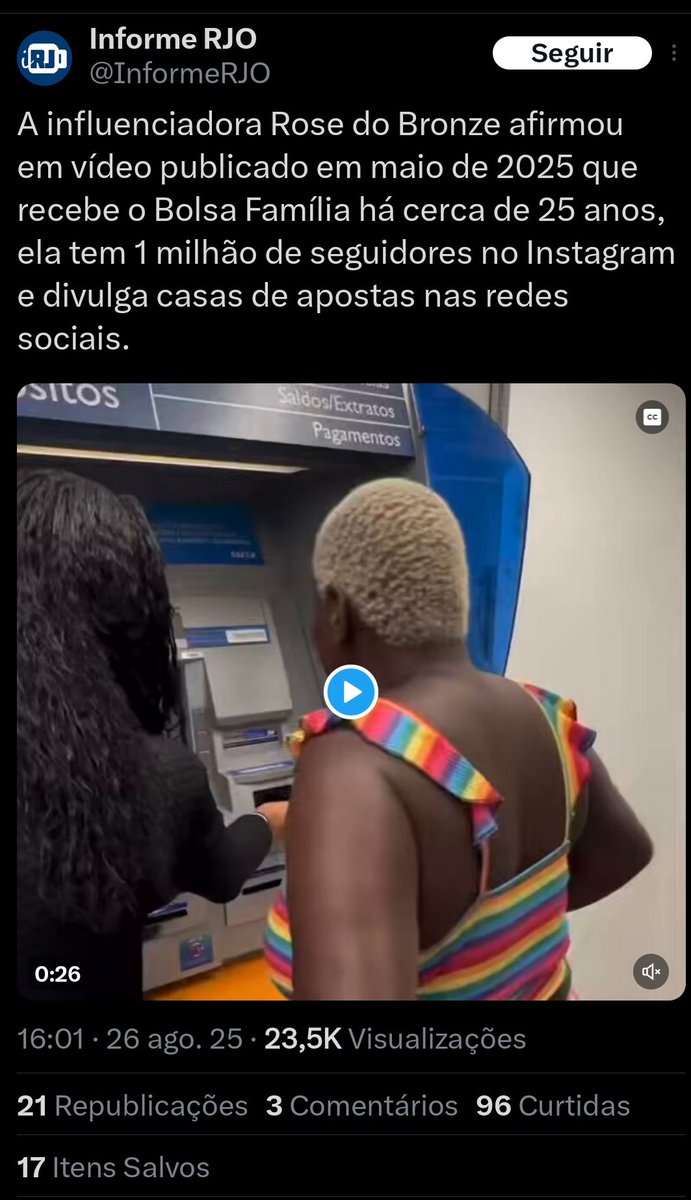 Quase nem tenho postado mais por aqui, mas como é feiquinius e recebi acriticamente no zap, achei necessário vir só pra desmentir.  Como sei que é feiqui sem  uma verificação mais profunda? Simples, o Bolsa Família não existe há 25 anos.