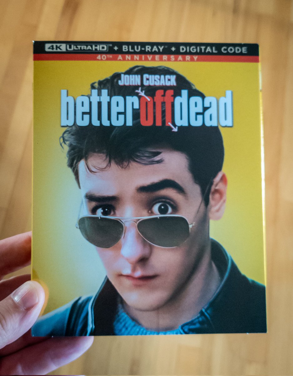 BETTER OFF DEAD in 4K: proof positive that no matter how much may seem to be topsy-turvy these days, God's in his heaven, all's right with the world.