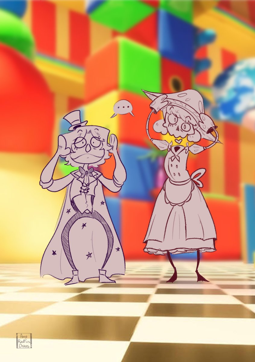 When you and your sister find a weird pair of headsets 🧙‍♀️🌟💀🍄
<a href="/Evangeline_Art/">EvangelineArt 🐸</a> 

#TADC #TheAmazingDigitalCircus #TheAmazingDigitalCircusOC #oc #originalcharacter #sona #selfinsert