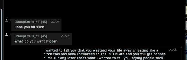 Aimized's tweet photo. @nikgeneburn @bstategames You are still letting this guy keep cheating and degrading people after nearly 2 months, isa beyond pathetic.  

This game is so infested with hackers its crazy, but thats it for me, why should im care when the devs dont give a fuck ?? https://t.co/IHid8WSuKq