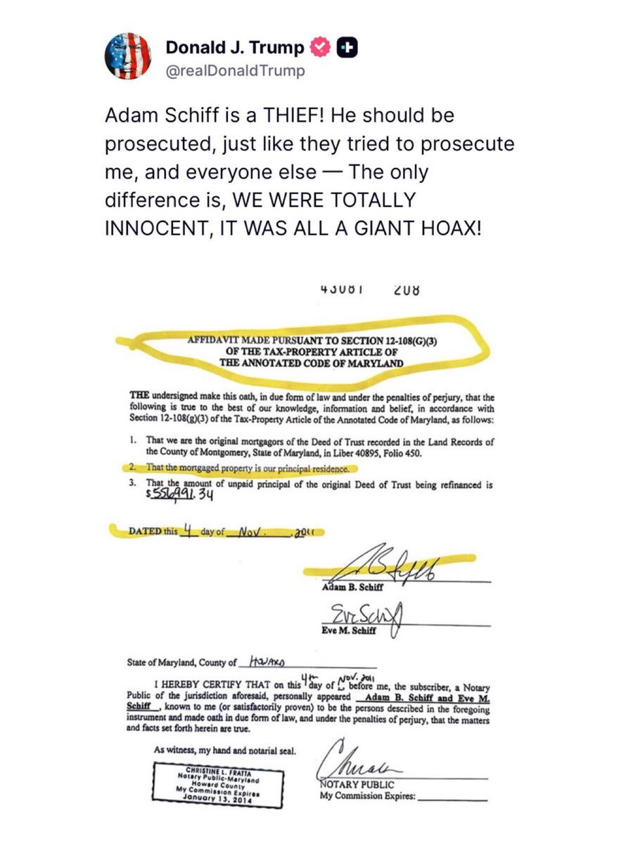 Well, Dave, you couldn’t be more wrong about that statement.
The entire Schiff complaint—over 300 pages—is public record. 
And I know this because I’m the one who used those public records to obtain every single one of his mortgages.
All the highlights in yellow were done on my