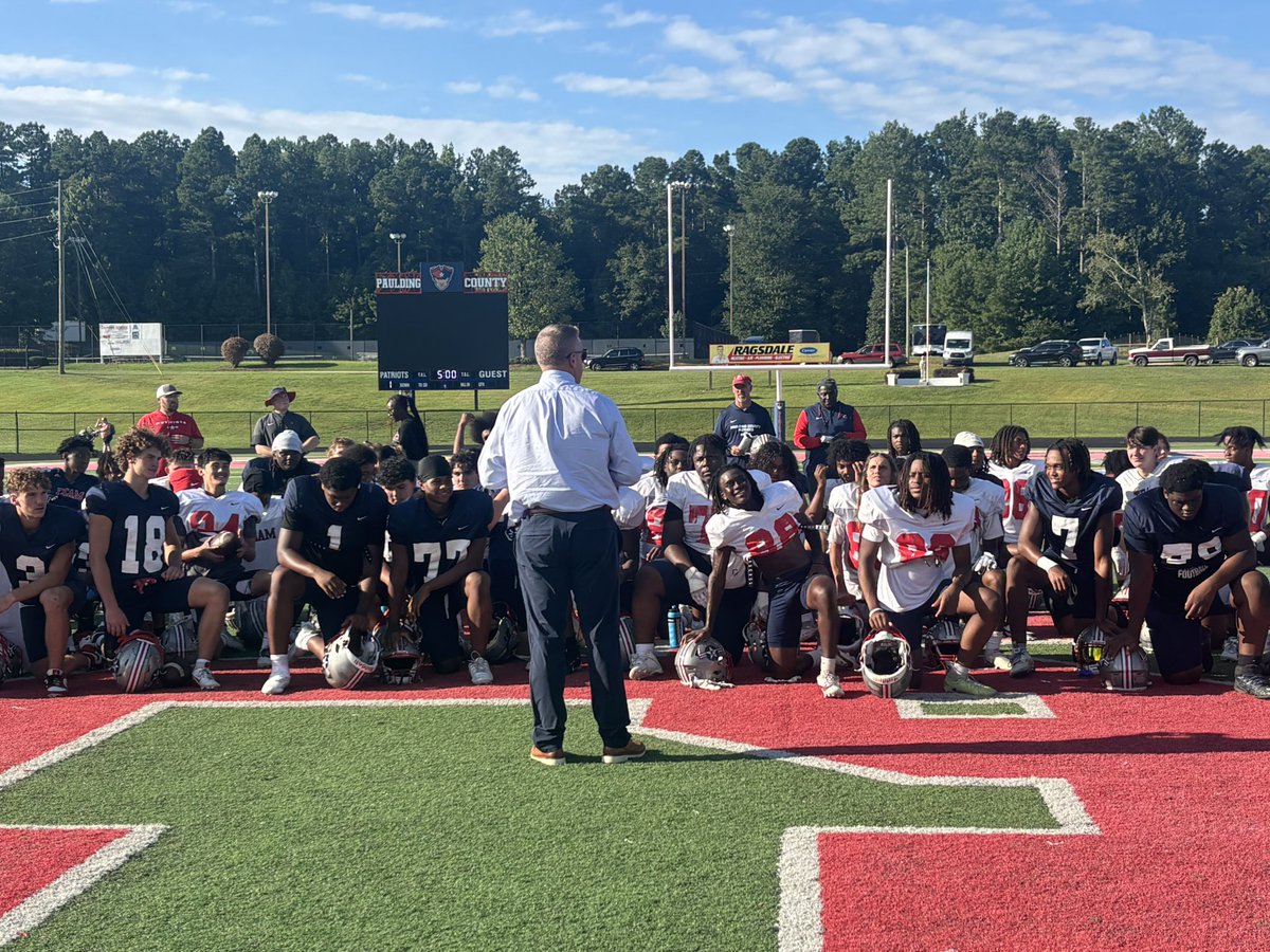 Justin Pressley🏴☠️ (@coachjpressley) on Twitter photo Appreciate our Principal coming out to practice today to speak to our team and bring ❄️Treats. Proud of our kids and the way they have worked to change the culture inside the school building <a href="/PCHS_Pats/">Paulding County High School</a>. Good things are coming for this program! #GoPATS🇺🇸 Appreciate our Principal coming out to practice today to speak to our team and bring ❄️Treats. Proud of our kids and the way they have worked to change the culture inside the school building <a href="/PCHS_Pats/">Paulding County High School</a>. Good things are coming for this program! #GoPATS🇺🇸