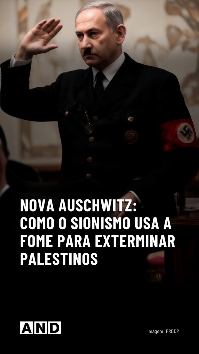 Nova Auschwitz: como o sionismo usa a fome para exterminar palestinos

🟥 Confira a postagem completa no Instagram:
instagram.com/reel/DN1Z2t60O…

🟥 Acompanhe o AND no Instagram: 
instagram.com/anovademocraci…