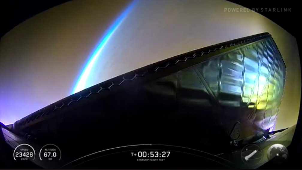 Wow, the HD live reentry footage of SpaceX Starship is amazing!