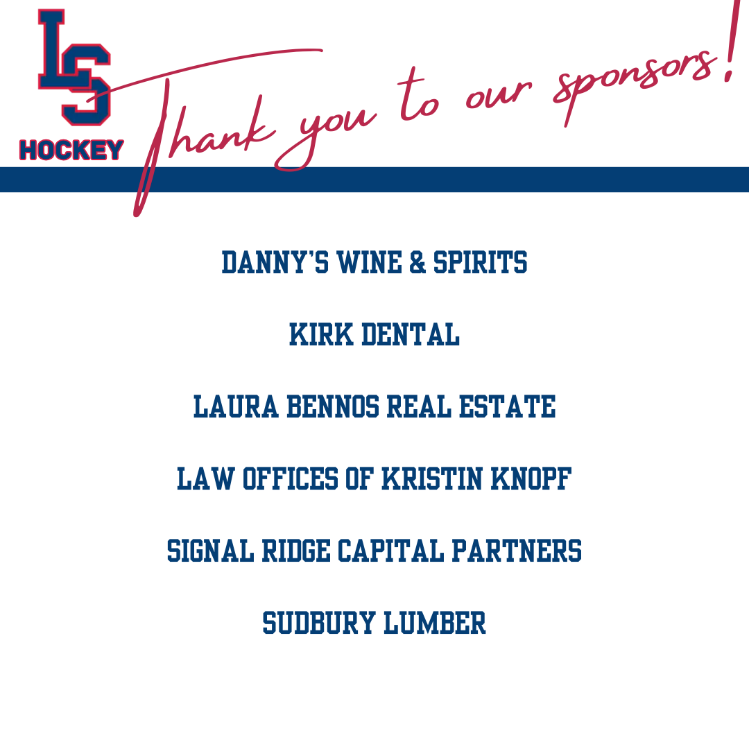 ls_puck's tweet photo. We're spending this week thanking all of our wonderful sponsors that helped support our golf tournament.

Danny’s Wine &amp; Spirits

Kirk dental

Laura Bennos Real Estate

Law offices of Kristin Knopf

Signal Ridge Capital Partners

Sudbury Lumber

A big THANK YOU from LS Hockey! https://t.co/FGyGlfju01