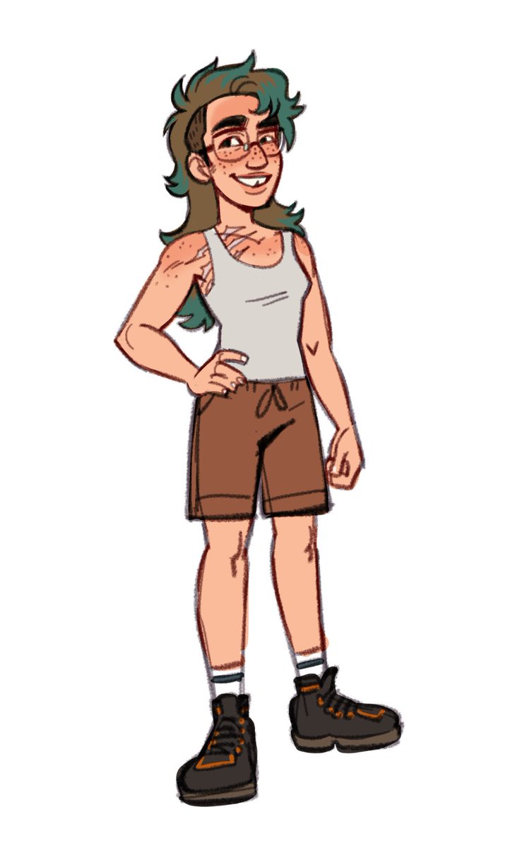 Martie A (@lemonssplice) on Twitter photo werewolf named Beau who loves hiking and fishing werewolf named Beau who loves hiking and fishing