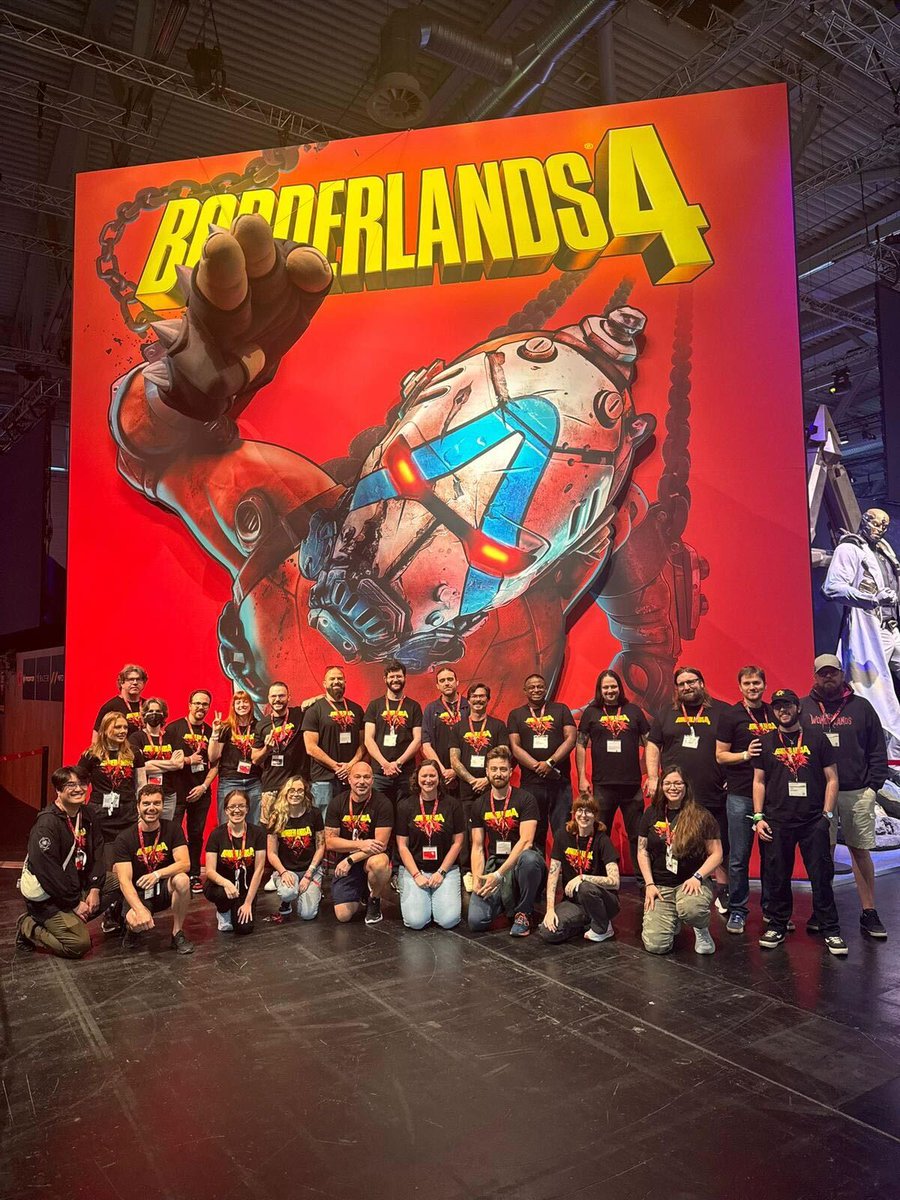 Thank you to everyone who came out to play Borderlands 4 at Gamescom 🤘

NOW BRING ON SEP. 12!!!