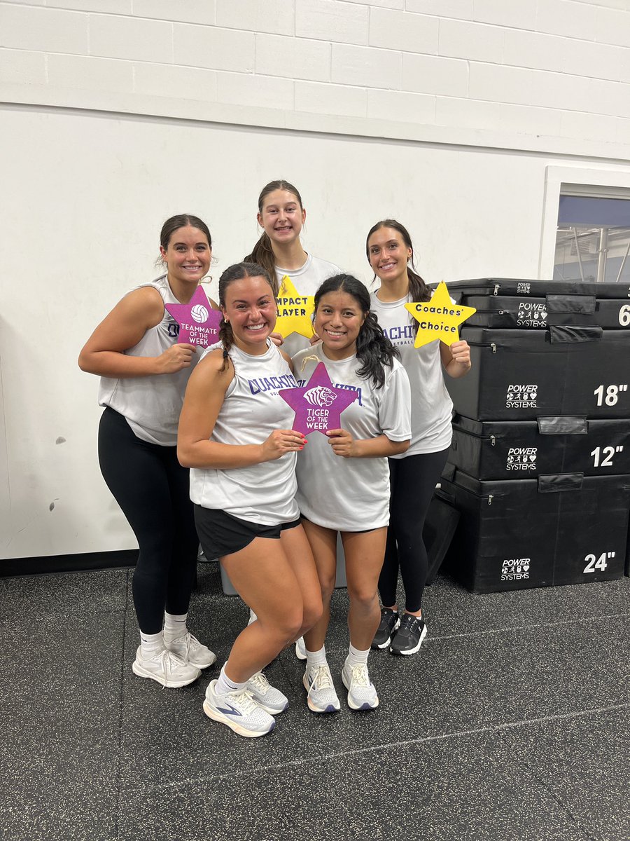 Ouachita Volleyball (@ouachitavb) on Twitter photo Stars are back!! Teammate of the week- Madi Belle Landry, impact player- Paige Webb, coaches’ choice- Savannah Whitaker, tiger(s) of the week- Kylie Kisgen and Ann Marie Tice!! #TIGS <a href="/OuachitaTigers/">Ouachita Athletics</a> Stars are back!! Teammate of the week- Madi Belle Landry, impact player- Paige Webb, coaches’ choice- Savannah Whitaker, tiger(s) of the week- Kylie Kisgen and Ann Marie Tice!! #TIGS <a href="/OuachitaTigers/">Ouachita Athletics</a>