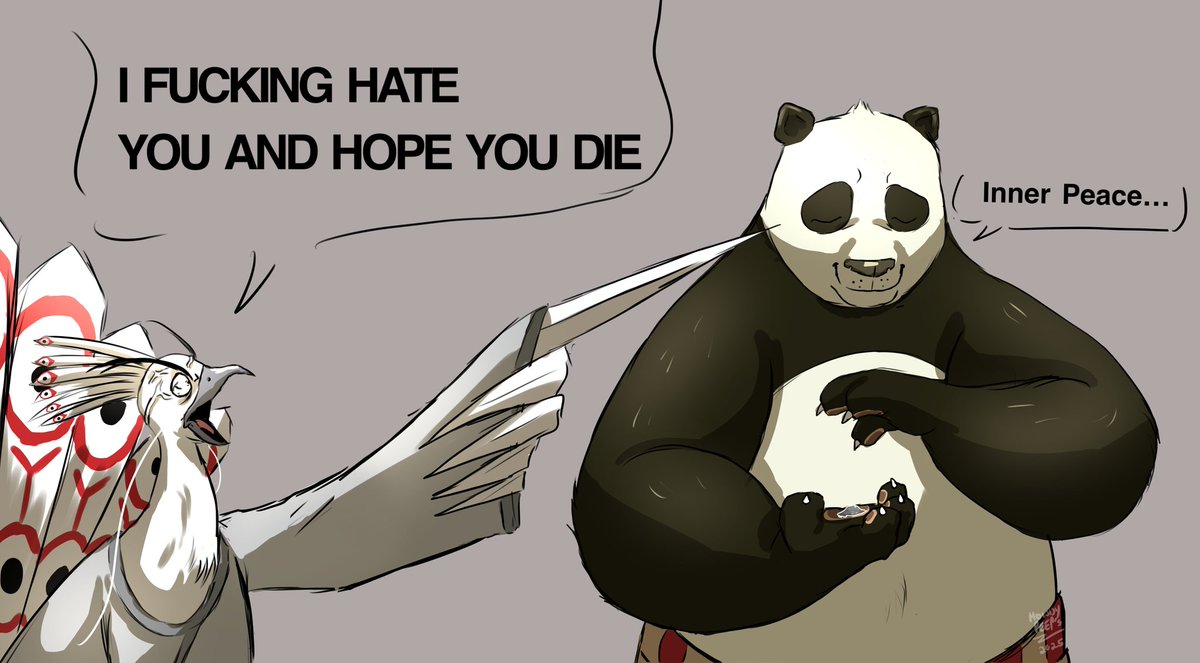 This is my summary of the characters of Po and Lord Shen in Kung Fu Panda 2