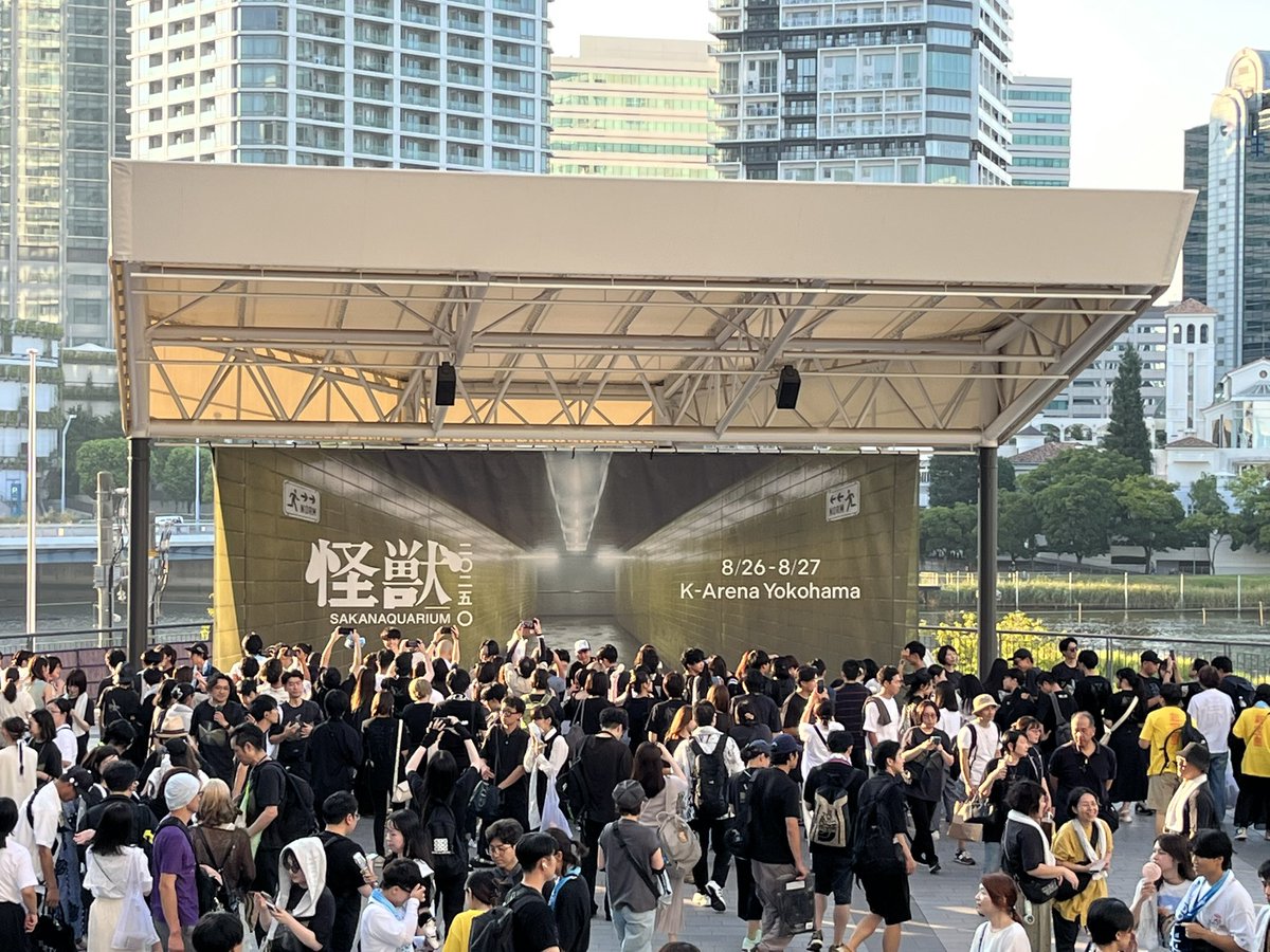MonoRche's tweet photo. サカナクション 怪獣 8/26 k-arena https://t.co/lfziwxiFWX