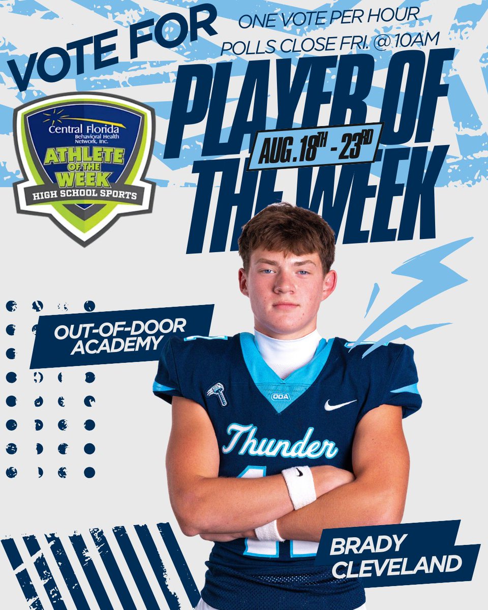 If you have a few seconds, please vote for me! 
heraldtribune.com/story/sports/h…
---
<a href="/ODAfootball/">Out-of-Door Football</a> <a href="/coachHollway/">Rob Hollway</a> <a href="/Coach_JMedeiros/">Josh Medeiros</a>
<a href="/Next_level_z/">Next_level_z</a> <a href="/Coachabelson/">Coach Abelson</a>
<a href="/PrepRedzoneFL/">Prep Redzone Florida</a> <a href="/CenFLAPreps/">Central Florida Preps</a> <a href="/FLPrepVarsity/">FL Prep Varsity</a>
<a href="/VJPortell/">Vinnie Portell</a> <a href="/HeraldTribune/">Sarasota Herald-Tribune</a>
<a href="/mysuncoast/">ABC7 Sarasota</a> <a href="/xtmcknighII/">Xavier McKnight</a>