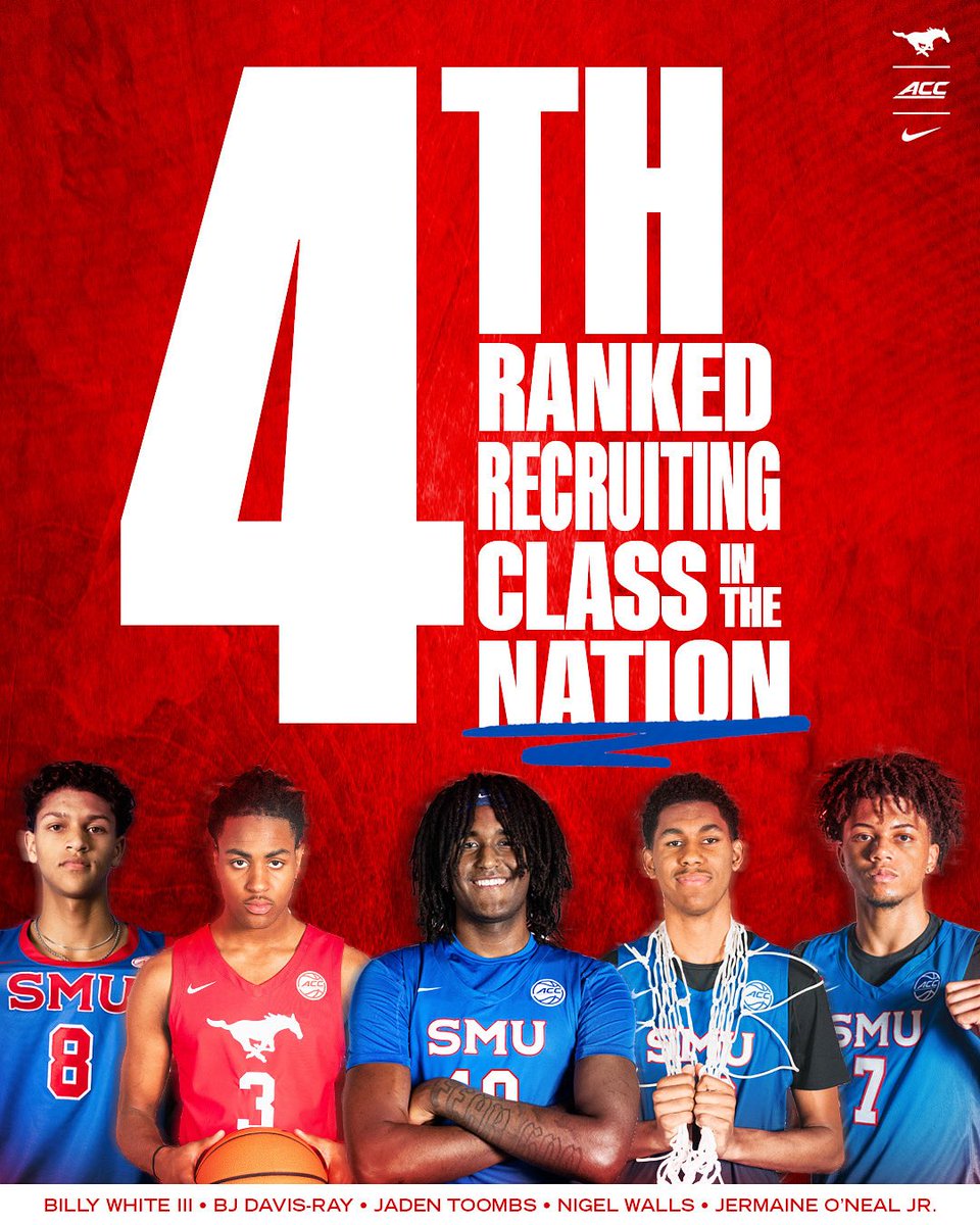 Hoop Herald (@thehoopherald) on Twitter photo A team to watch this upcoming season that did a ridiculous job on the recruiting trail
<a href="/SMUBasketball/">SMU Basketball</a>
A true dark horse to win the ACC with one of the most talented rosters in the league A team to watch this upcoming season that did a ridiculous job on the recruiting trail
<a href="/SMUBasketball/">SMU Basketball</a>
A true dark horse to win the ACC with one of the most talented rosters in the league