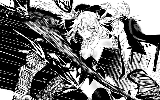 触手を切り裂くシスターちゃん 