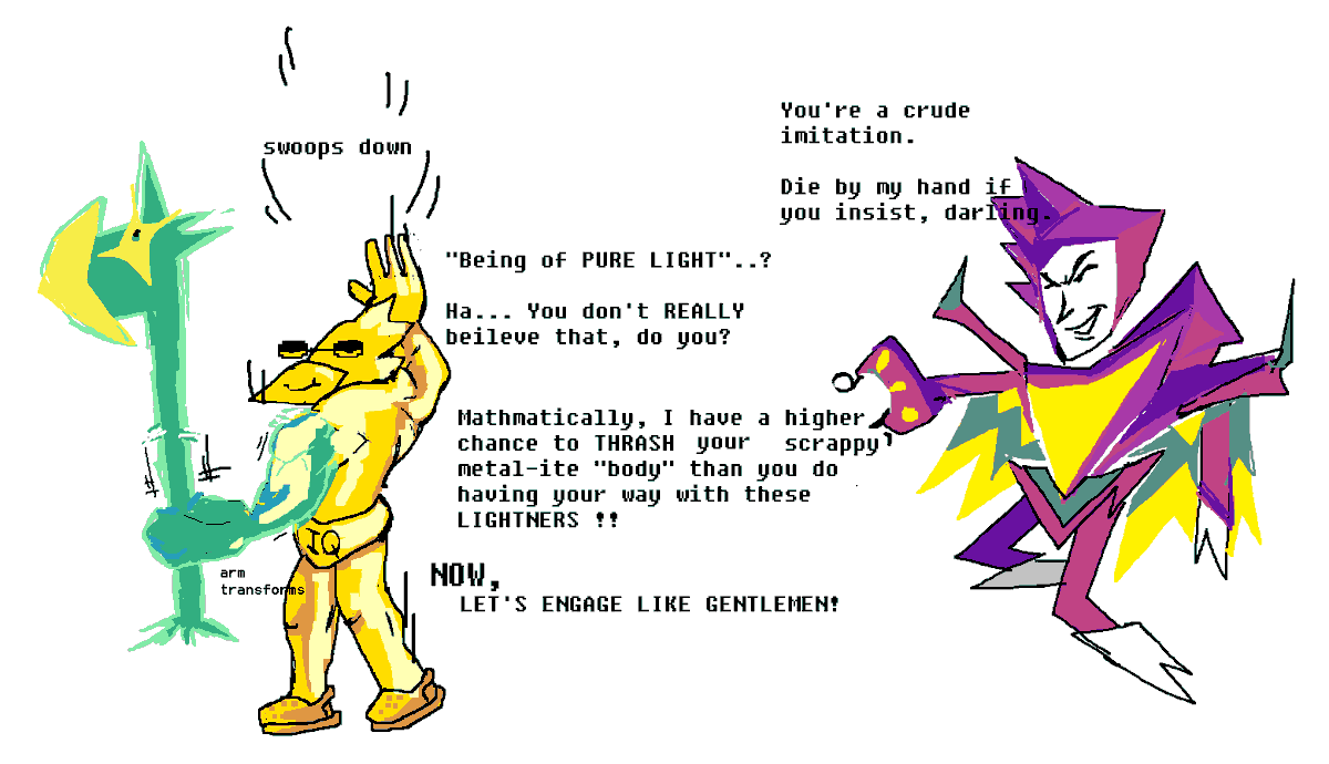 this is how the DREAM MACHINE fight ends btw
#DELTARUNE