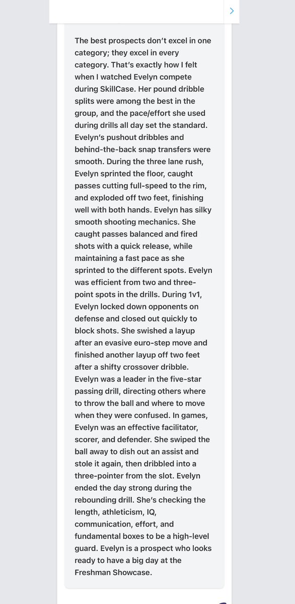 Evelyn Hoener (@evelynhoen10013) on Twitter photo Thank you so much <a href="/CoachEvanBell/">Evan Bell</a> for the amazing write up! I loved seeing you in the gym and can’t wait till next weekend.
<a href="/amber__deane/">Amber Deane</a> <a href="/DCDSwbb/">DCDS Women’s Basketball</a> <a href="/stormAAU/">Michigan Storm Elite</a> Thank you so much <a href="/CoachEvanBell/">Evan Bell</a> for the amazing write up! I loved seeing you in the gym and can’t wait till next weekend.
<a href="/amber__deane/">Amber Deane</a> <a href="/DCDSwbb/">DCDS Women’s Basketball</a> <a href="/stormAAU/">Michigan Storm Elite</a>