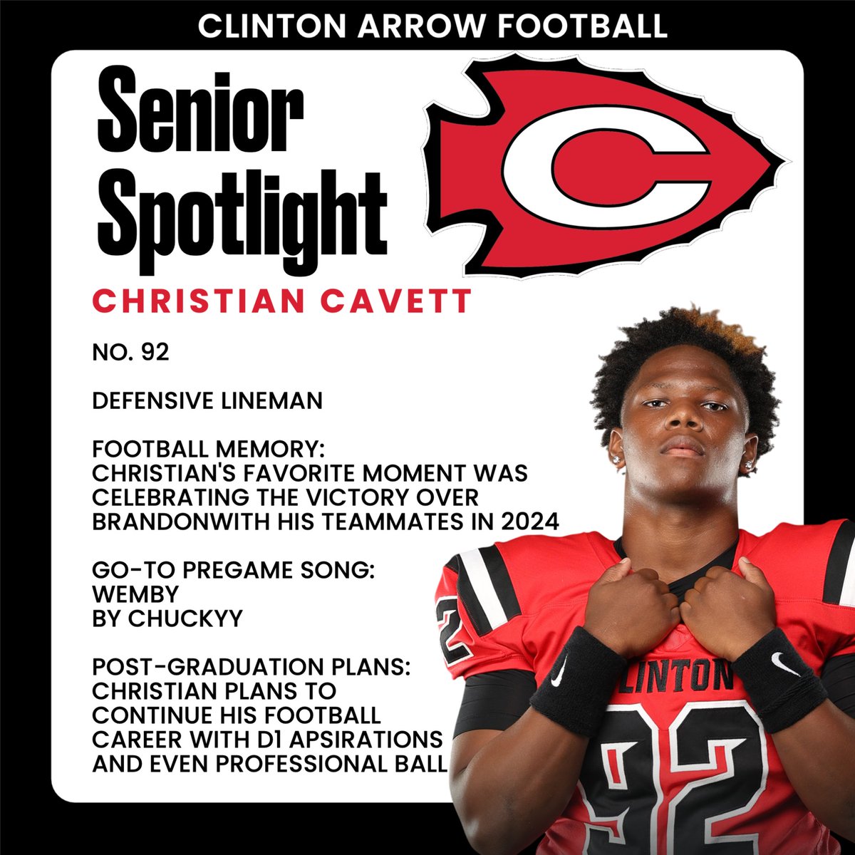 Next up, the technician on the DL!!!

🚨#92 Christian Cavett🚨