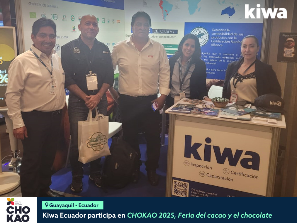 🔥Primer día de <a href="/ChokaoEc/">CHOKAO</a>  2025 con energía increíble.

Productores nos preguntan: "¿Cómo llevo mi producto al siguiente nivel?"

Esa curiosidad por certificar calidad y abrir mercados globales es lo que nos motiva en #KiwaEcuador 💪

📍 Stand B38 | Dos días más.

#CalidadKiwa