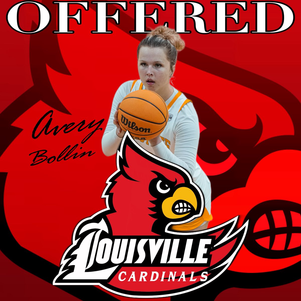 Congratulations to Bay State Jag 🐆 <a href="/AveryBollin22/">Avery Bollin</a> on receiving an offer from <a href="/LouisvilleWBB/">Louisville Women’s Basketball</a> ‼️