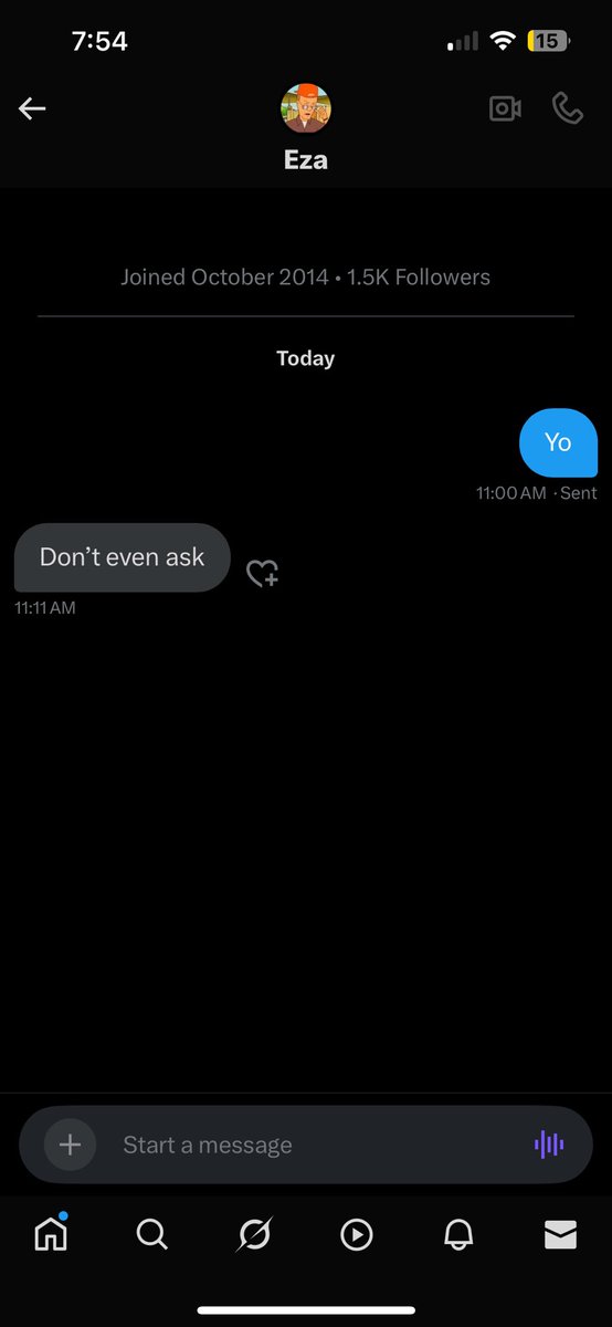Damn that’s kinda disrespectful.. but ight