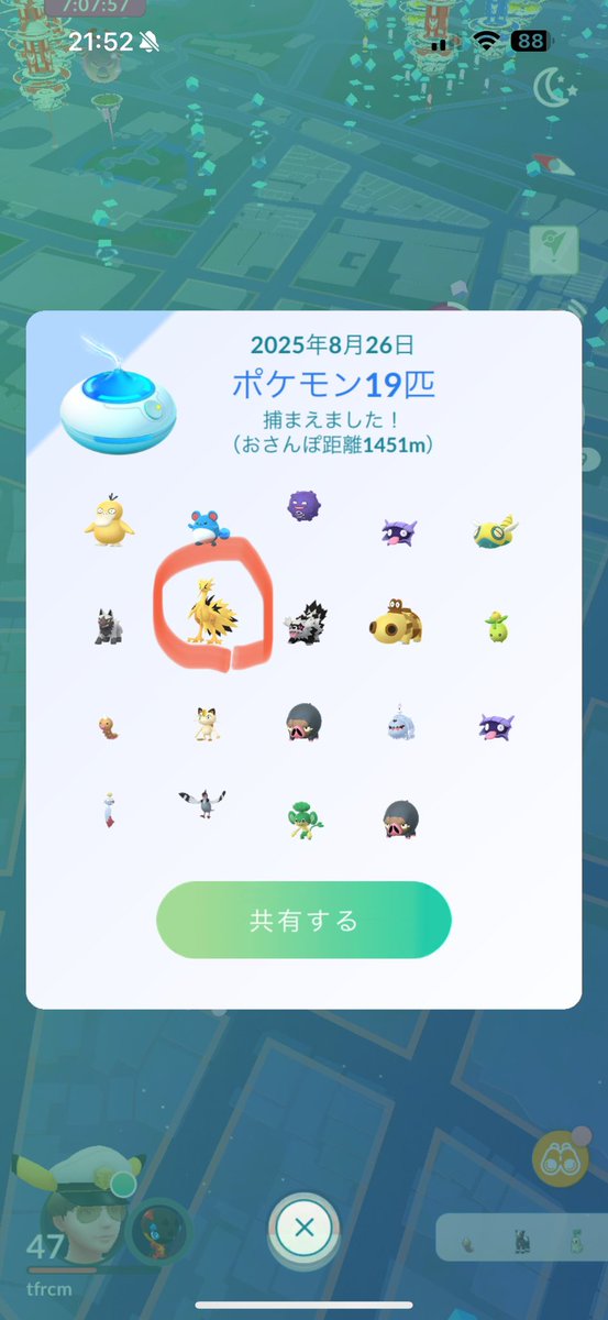 なんかおる！

#ポケモンGO