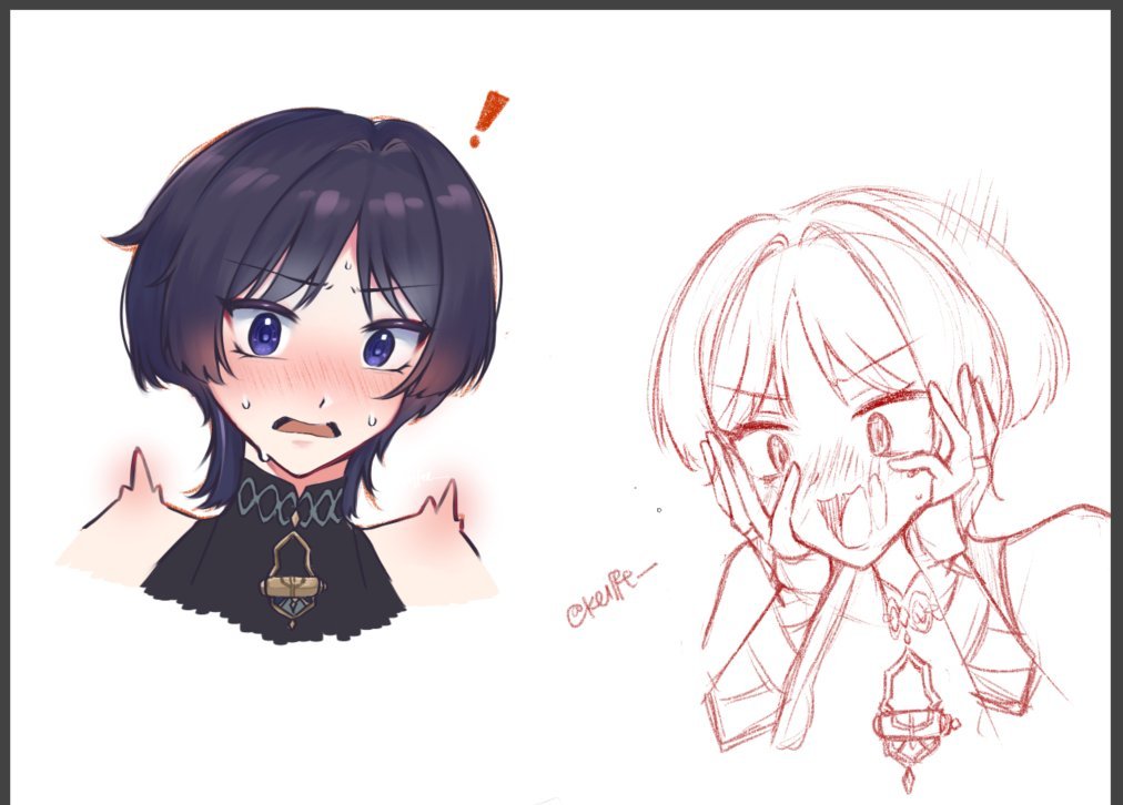 keiffee_'s tweet photo. wanderer sketches for tonight 🙇‍♀️ 

#wanderer 
#genshinimpact https://t.co/oN47OD6jKI