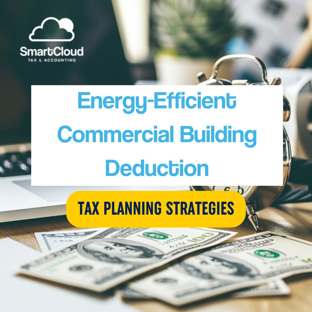 SmartCloudCPAs's tweet image. Did you know the Energy-Efficient Commercial Building Deduction can save you money on taxes while promoting sustainability? 

Learn how it can benefit your business.

 Comment below to learn more! 

#BizTips #BusinessSuccess